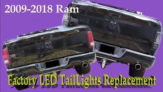 2009-2018 Ram 1500  Taillight Replacement (Factory LEDs Only)