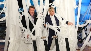 Steve Spangler ToiletPapers Ellen's Studio