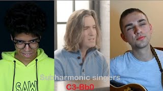 Subharmonic Bass Singers | C3 - Bb0 | Ultimate Compilation #2