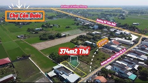 374m2 Thổ lô góc đường nhựa 7m Phước Tuy Cần Đước 4.2tr/m2 0968.079.561