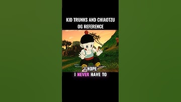 Chiaotzu And Kid Trunks Og Reference 🤯 #crashout #chiaotzu #sparkingzero #dragonball #dbz