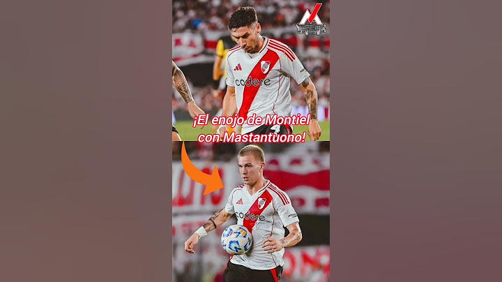 ¡El enojo de Gonzalo Montiel con Franco Mastantuono! 😲