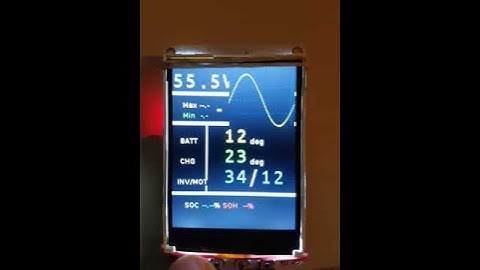 Teaser for Twizy CAN display, ESP32 based