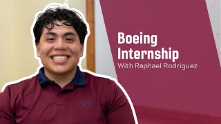 Raphael’s Boeing Internship Experience