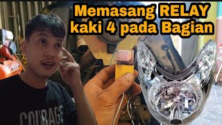 CARA MEMBUAT RANGKAIAN RELAY UNTUK LAMPU MOBIL