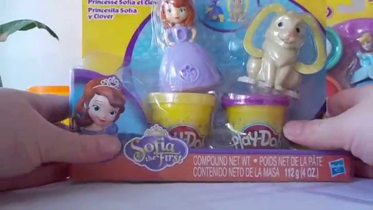 PLAY DOH princesa Sofia y Cenicienta ESPANOL * PLAY DOH princess Sofia and Cinderella girls like you