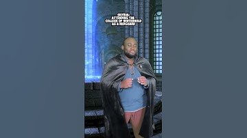 Attending the College of Winterhold as a Redguard #elderscrolls #skyrim #funny #gaming