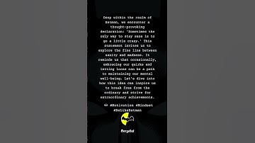 The Power of Embracing Chaos: A Batman Perspective #belikebatman #mindset #motivation