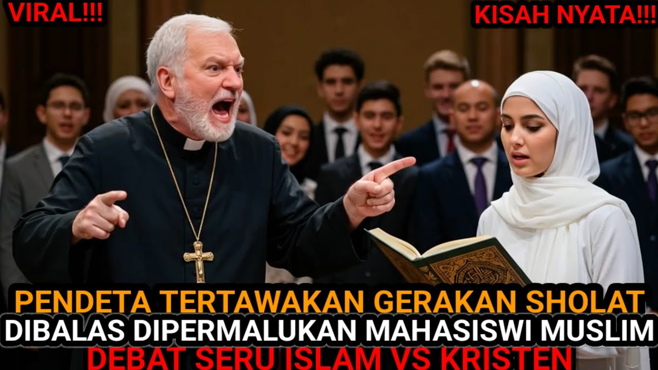 VIRAL!! PENDETA SOMBONG DIBUAT MALU MAHASISWI MUSLIM, TERTAWAKAN SHOLAT INILAH AKIBATNYA