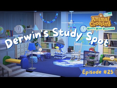 Derwin's Study Spot | Happy Home Paradise Ep #25 | Animal Crossing New Horizons