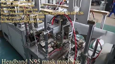6 minutes debugging fully automatic headband N95 mask machine testing N95 mask machine FFP2 FFP3
