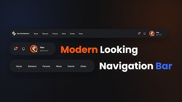 Modern Looking Navigation Bar UI Design with C# and AvaloniaUI #avaloniaui #csharp #uidesign #ui