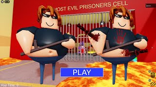 BACON HAIR BARRY'S PRISON RUN the FLOOR is LAVA Obby New Update Roblox All Bosses FULL GAME #roblox