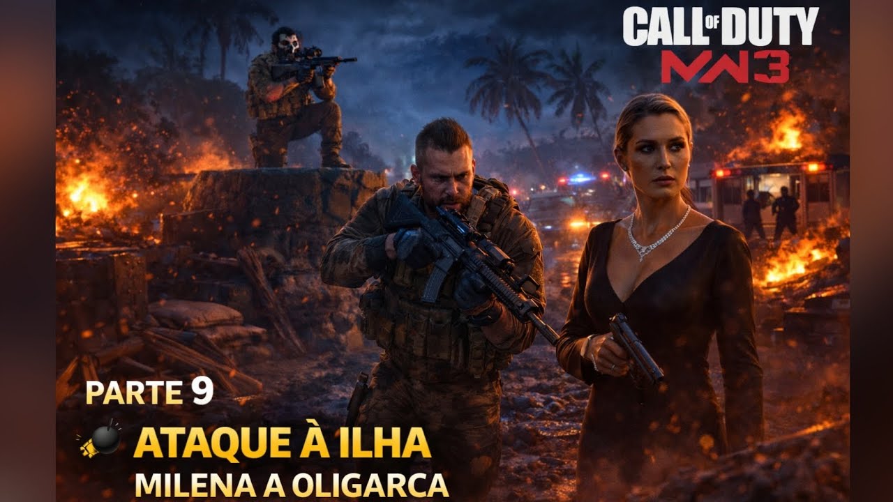 INVADIMOS A ILHA DA MILENA – COD MW3 Campanha #9 - YouTube