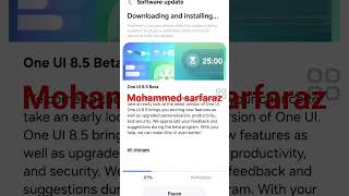 Samsung a36 new software update 8.5  thanks for Samsung @
