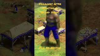 Dont be so hard on Villagers #ageofempires2 #aoe2