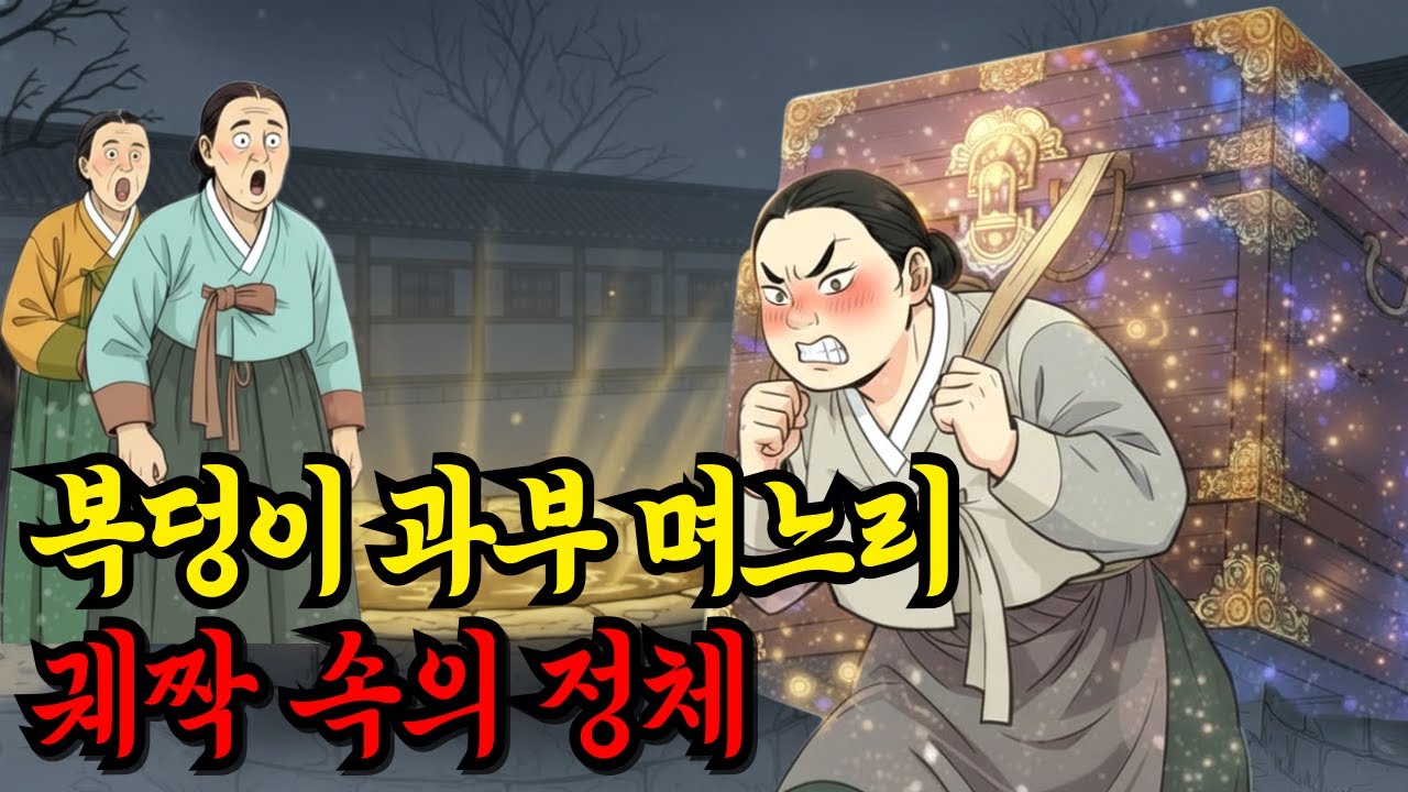 구박받던 복덩이 과부 며느리가 짊어진 낡은 궤짝 하나에 온 집안이 발칵 뒤집힌 이유 | 조선시대 야담, 옛날이야기