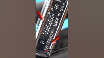 How to Spot a Fake Zippo Lighter easy  #zippo #diy #tutorial