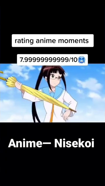Anime moments #shorts #anime #animeedit #nisekoi