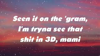 Chris Brown ft. Drake - No Guidance  (Lyrics)
