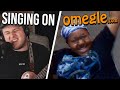 Singing ORIGINAL MUSIC for STRANGERS on OMEGLE! (they liked it!)