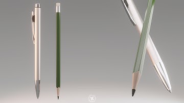 Pencil / ballpoint pen  | Office equipment | Realistic | Blender