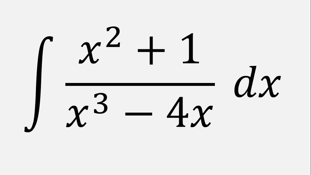 Integral Of x 2 1 x 3 4x Dx Using Partial Fractions YouTube integral-of-x-2-1-x-3-4x-dx-using-partial-fractions-youtube
