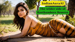 [4K] Ai Art Indian Lookbook Model Al Art Video-Ranthambore Tiger Reserve