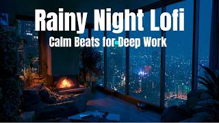 Rainy Night Lofi — Calm Beats for Deep Work, Studying & Coding (1 Hour)