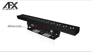AFX Light Bar LED 1218 - 12 LEDs 15W RBGWA