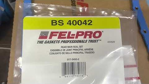 Replacing a rear main seal on a 351 Windsor