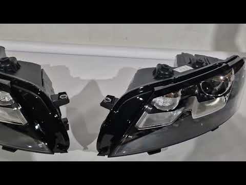 Передні фари комплект для USA версії Volkswagen Passat B7 2012-2015 рр., видео 1
