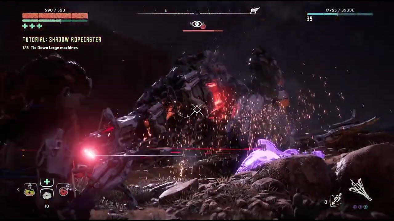 Tutorial Shadow Ropecaster - Horizon Zero Dawn Guide Video