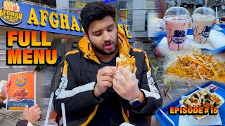 Ordering Full Menu of Afghan House l Afghani Burger l Food Review Episode 14 l KiyaniEatsPK