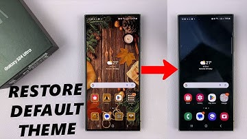 Samsung Galaxy S24 / S24 Ultra: How To Revert Back To Default Theme