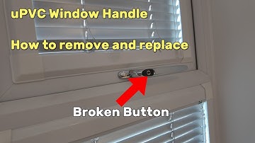 uPVC Window Handle How to Remove and Replace DIY #diy #upvc_windows