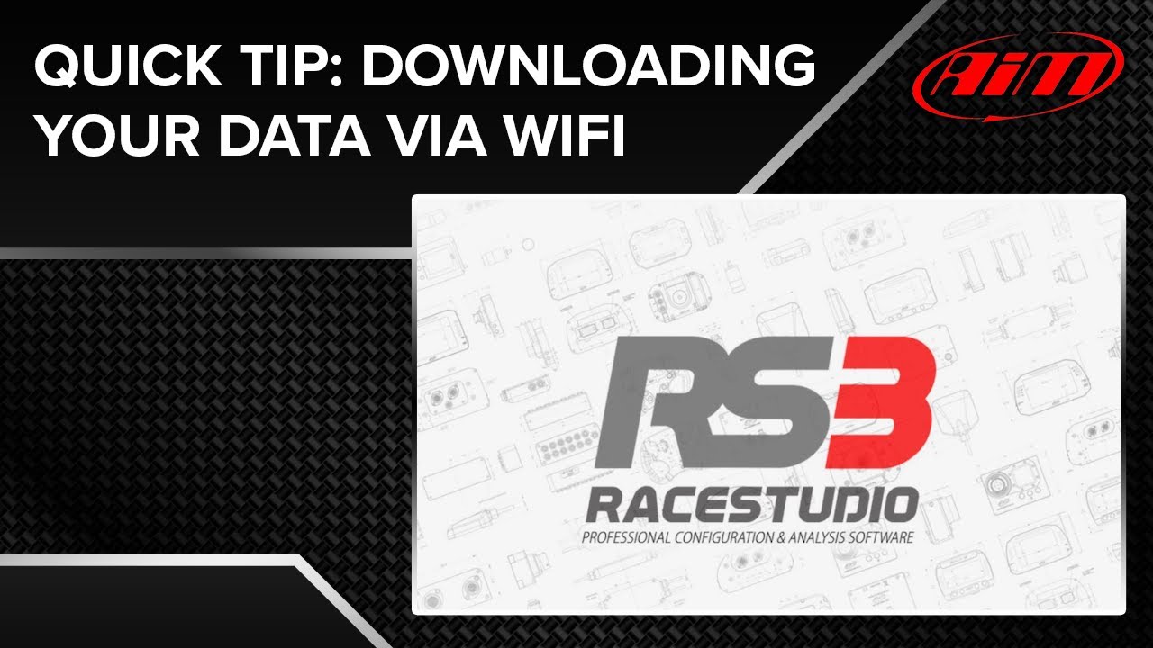 AiM Race Studio 3 — загрузка по WiFi (с помощью AiM Solo 2)