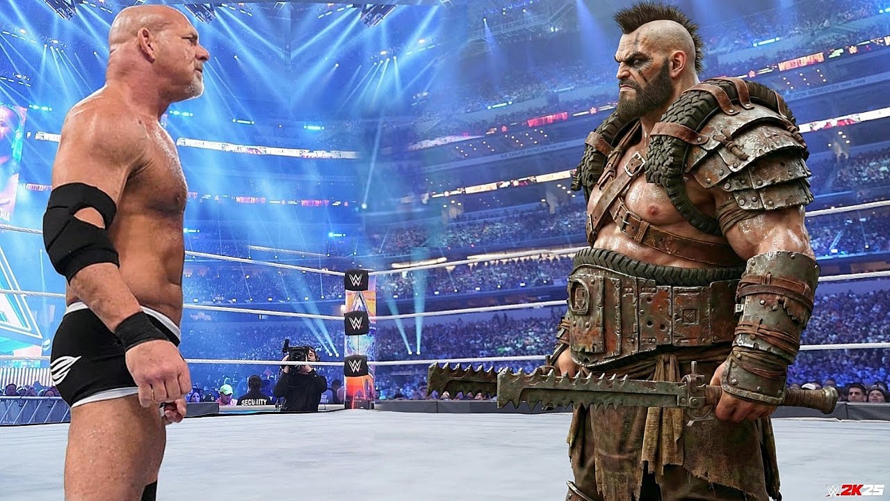 🔥WWE 2K24 - Голдберг против Мусорщика Пустоши | Матч Железный Человек 2026 | WWE 10 февраля 2026 г.