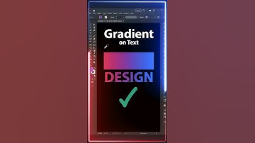 Apply gradient colors on text with Adobe Illustrator.