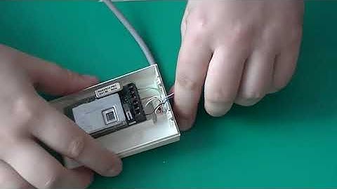 Home security system - connecting dual PIR sensor (6 wires)