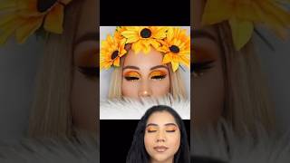Yellow Fall Makeup💛 #makeuptransformation #makeup #amazon #makeuptutorial #affordablemakeup