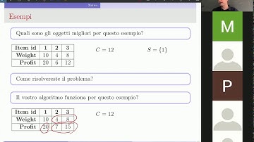 13 - Programmazione dinamica - Zaino