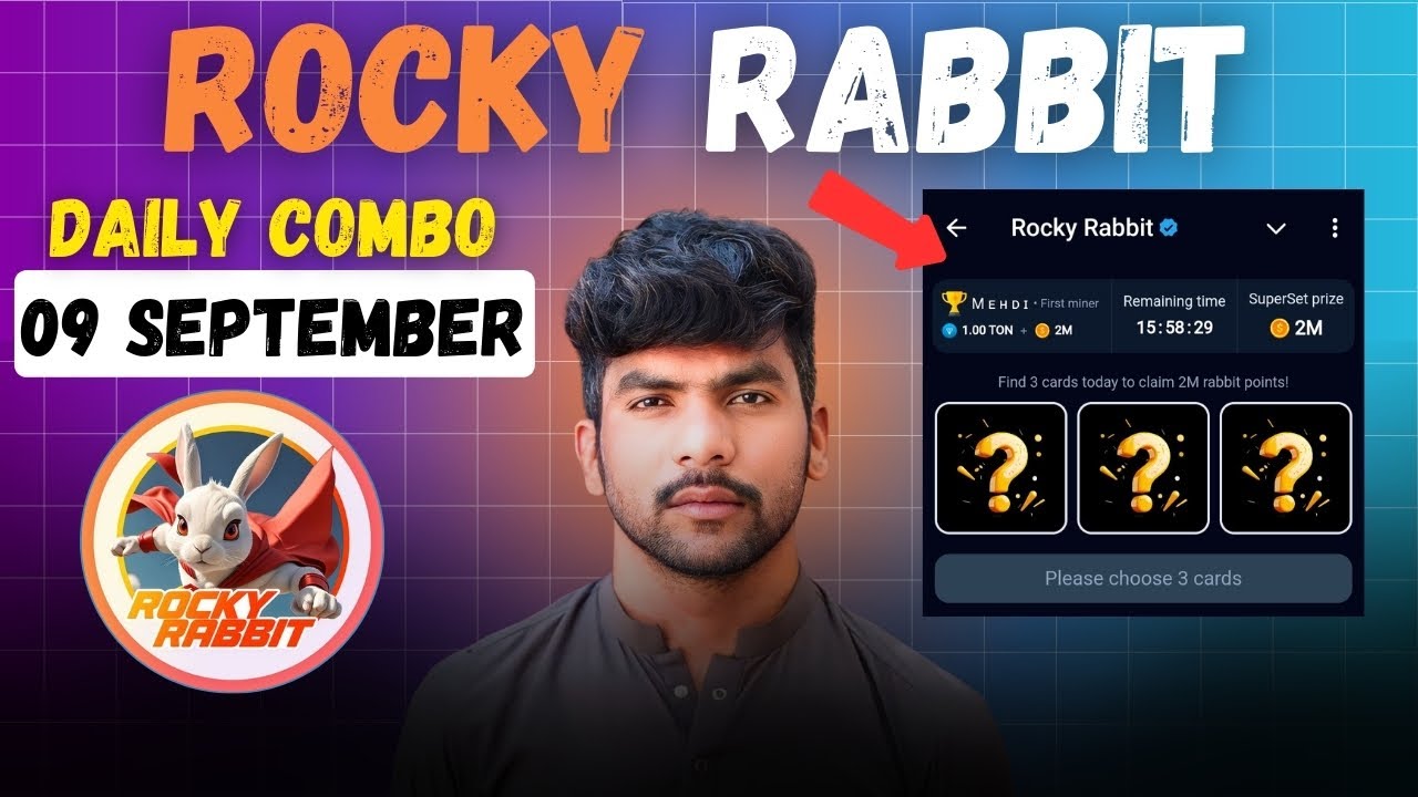 Rocky Rabbit Daily Combo 9 September | Rocky Rabbit | Daily Combo | 9 ...