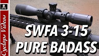 SWFA 3-15x42 Scope Review Tactical Mil quad FFP