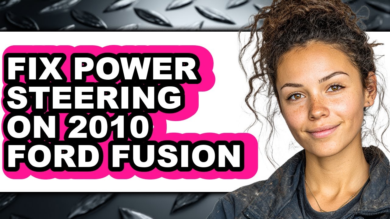 How to Fix Power Steering on 2010 Ford Fusion (Only Way) - YouTube