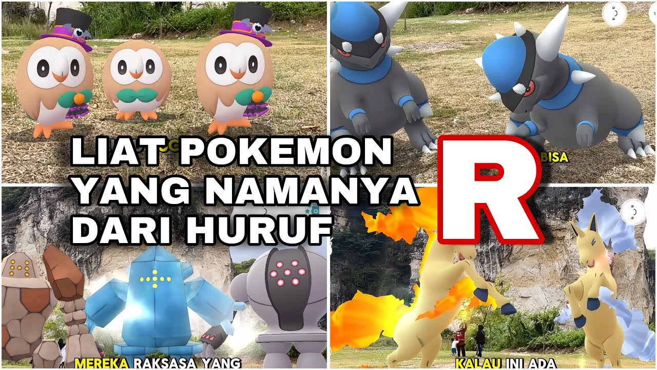 POKEMON KEREN DARI HURUF R !! YUK KENALAN SATU-SATU!!😍 - YouTube