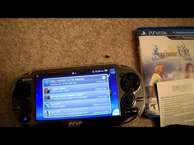 Information Final Fantasy X 2 HD Remaster PS Vita Download Size