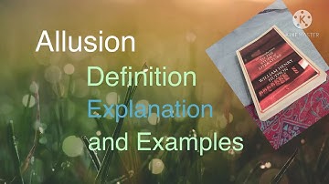 Allusion | literary device explained with examples.
