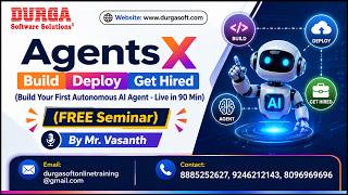 دروس AgentsX للبناء والنشر والتوظيف (ندوة مجانية) || بقلم السيد Vasanth في 26/07/2026 الساعة 10 ص... screenshot 1