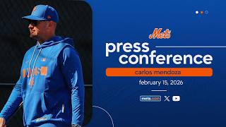 LIVE: Carlos Mendoza Spring Training Press Conference | February 15, 2026